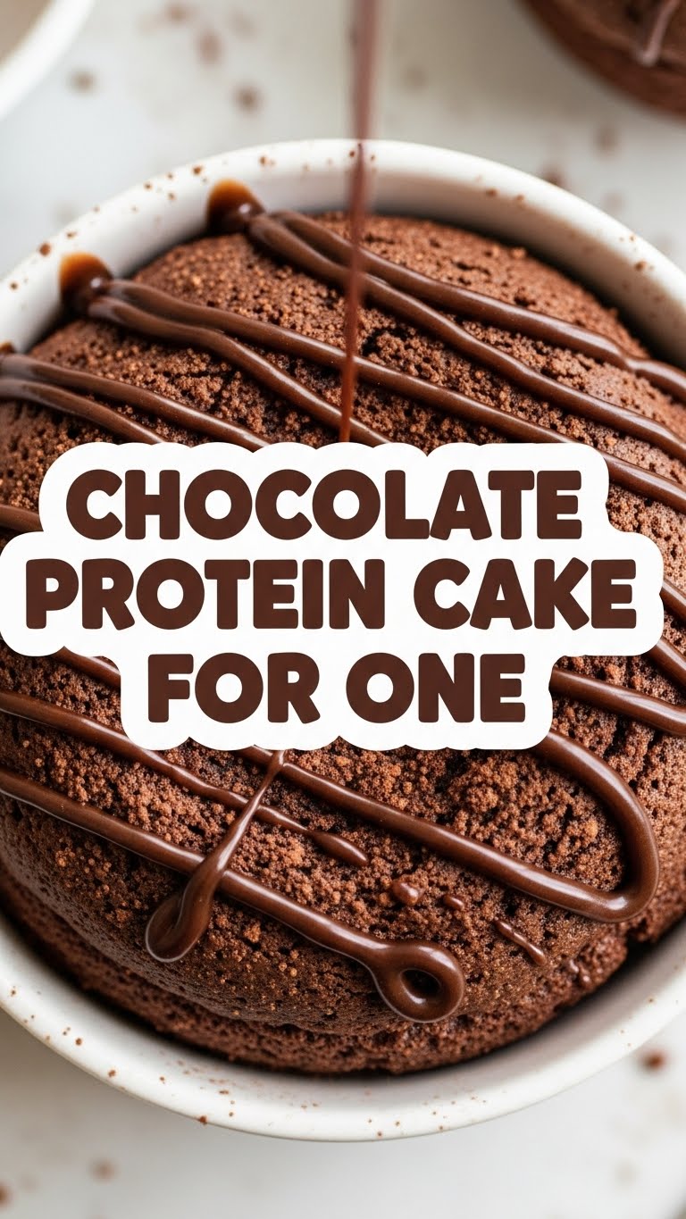 Chocolate Protein Cake For One