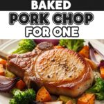 Baked Pork Chop For One