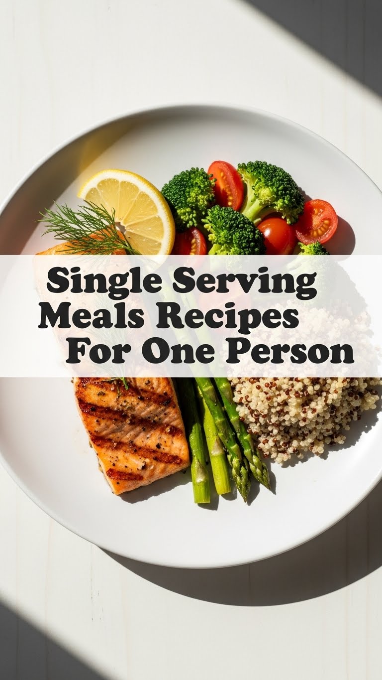 Single Serving Meals Recipes For One Person
