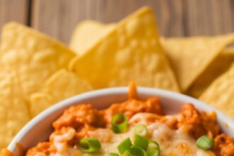 Buffalo Chicken Dip For One