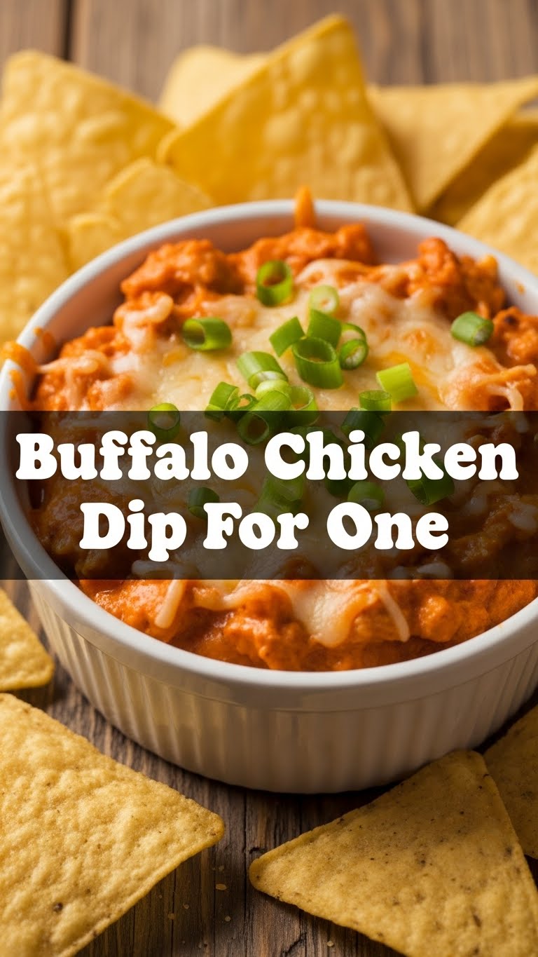Buffalo Chicken Dip For One