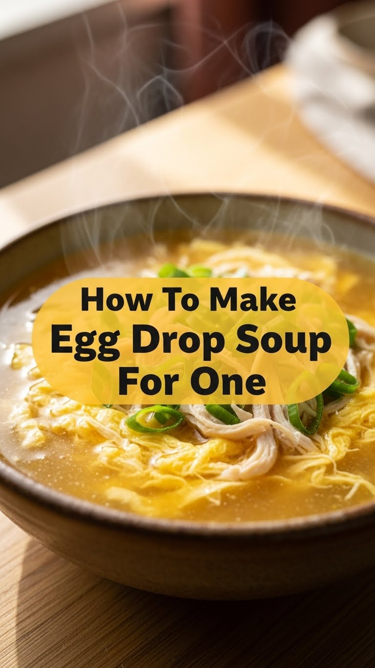 How To Make Egg Drop Soup For One