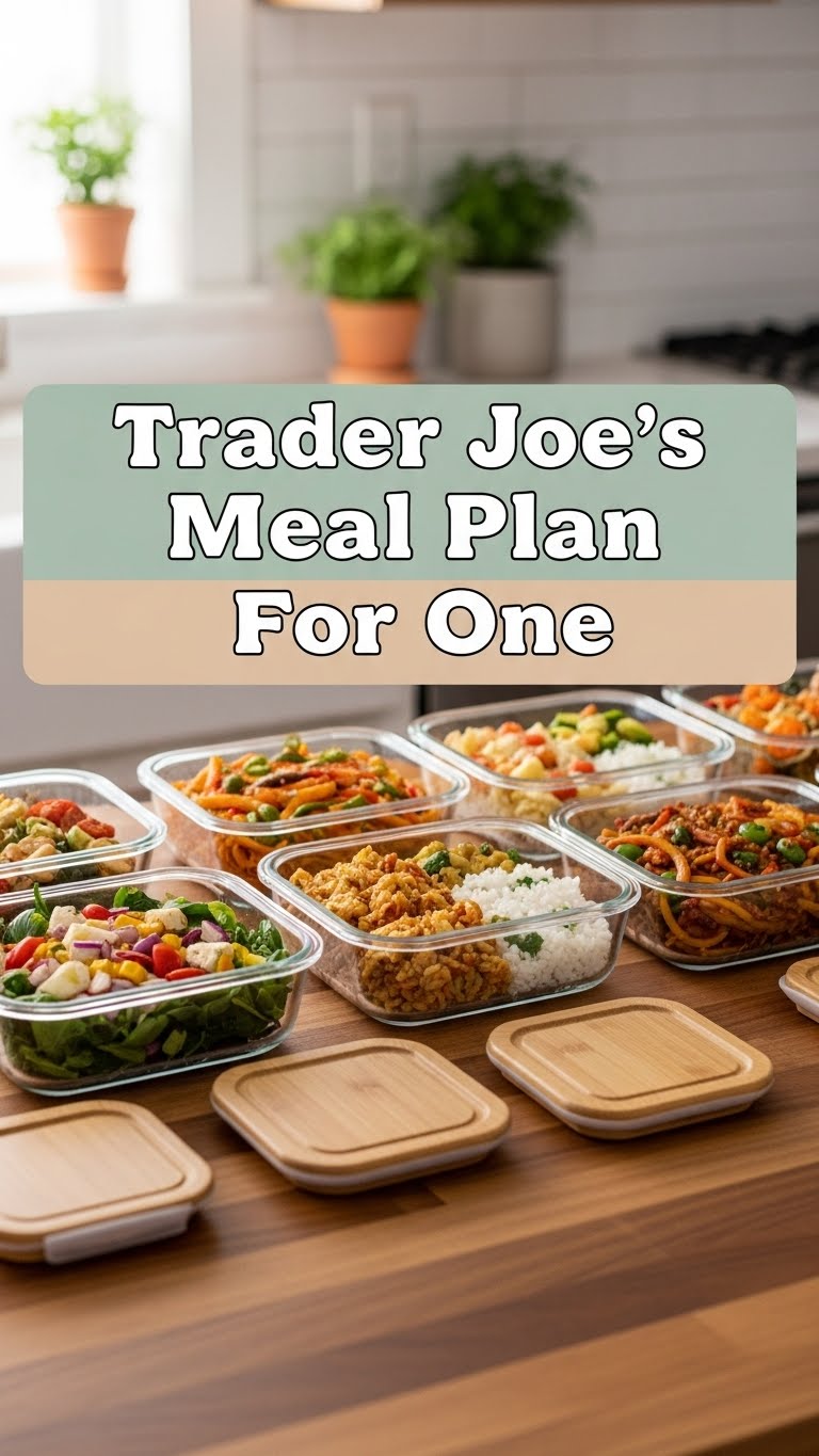 Trader Joes Meal Plan For One