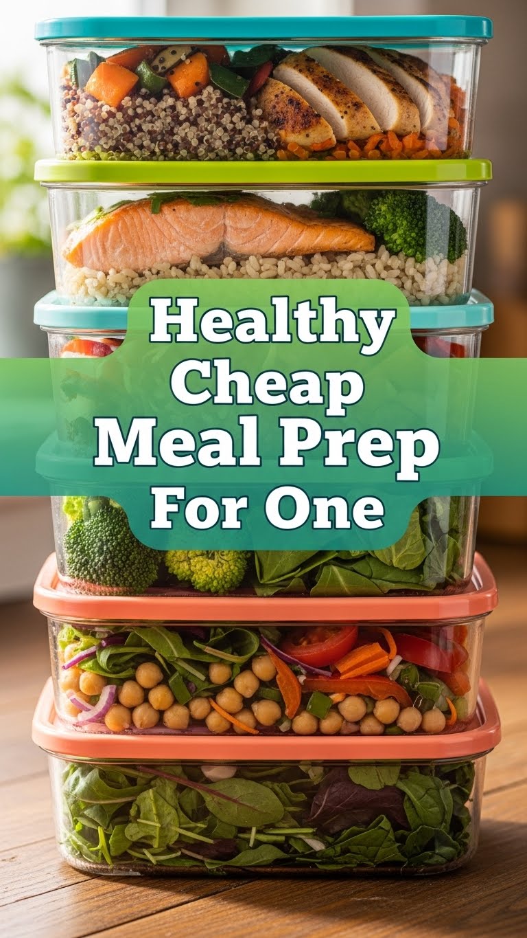 Healthy Cheap Meal Prep For One