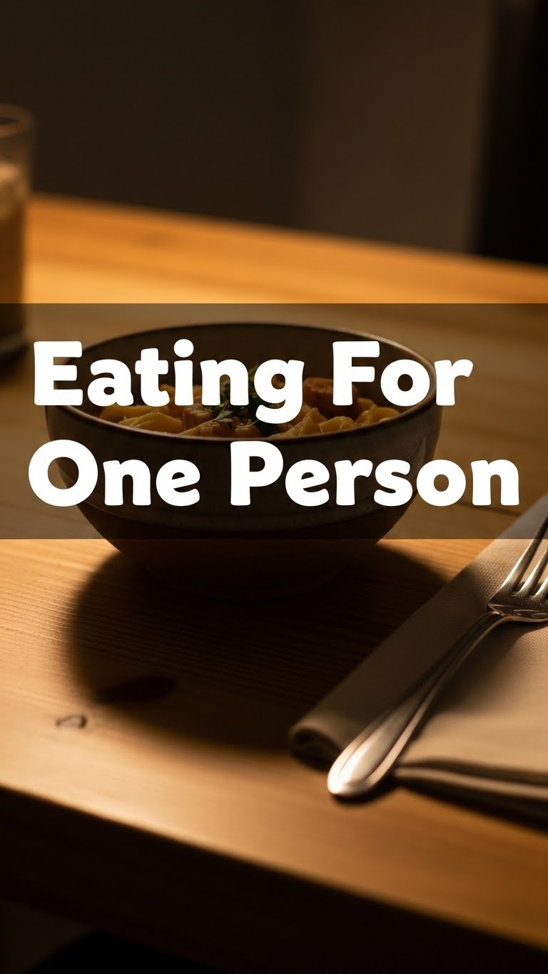 Eating For One Person