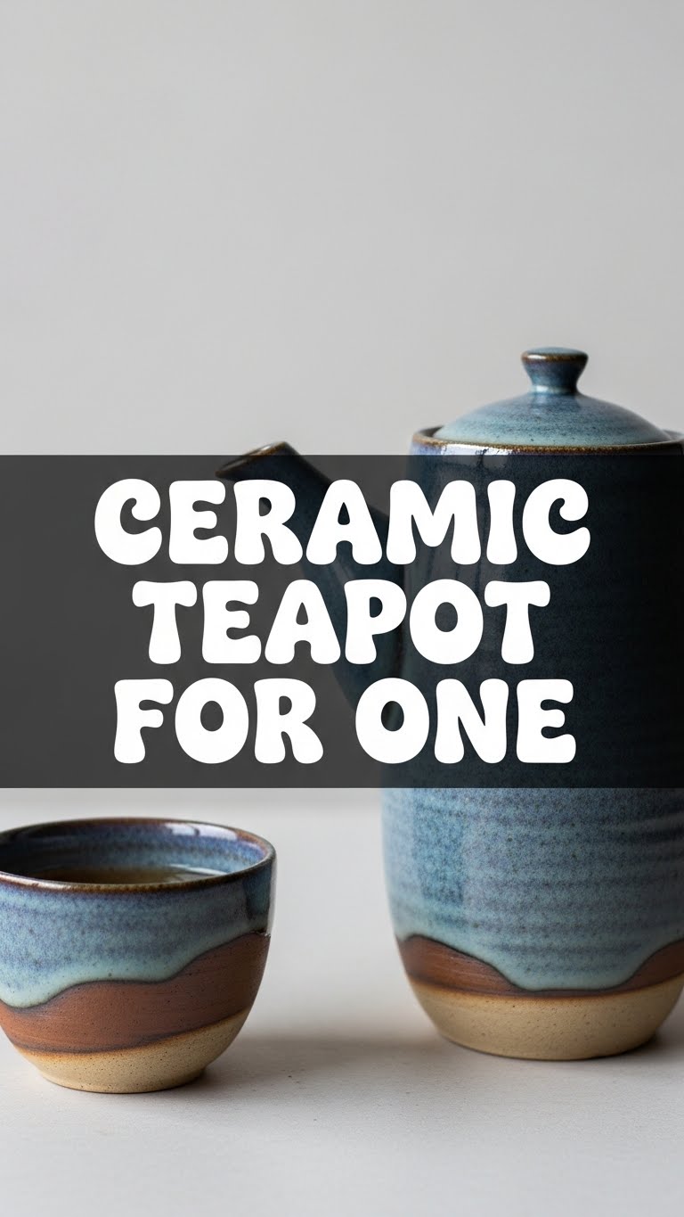Ceramic Teapot For One