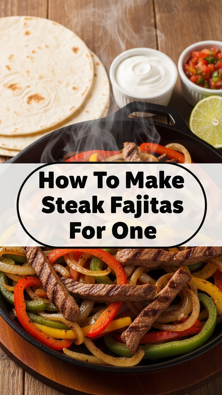 How To Make Steak Fajitas For One
