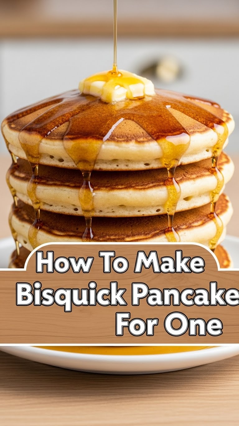 How To Make Bisquick Pancakes For One