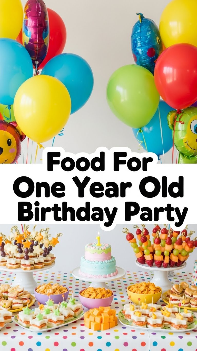 Food For One Year Old Birthday Party