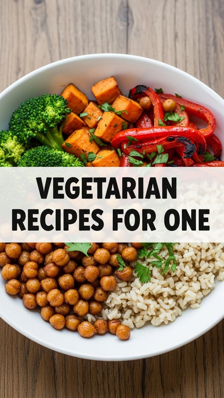 Vegetarian Recipes For One
