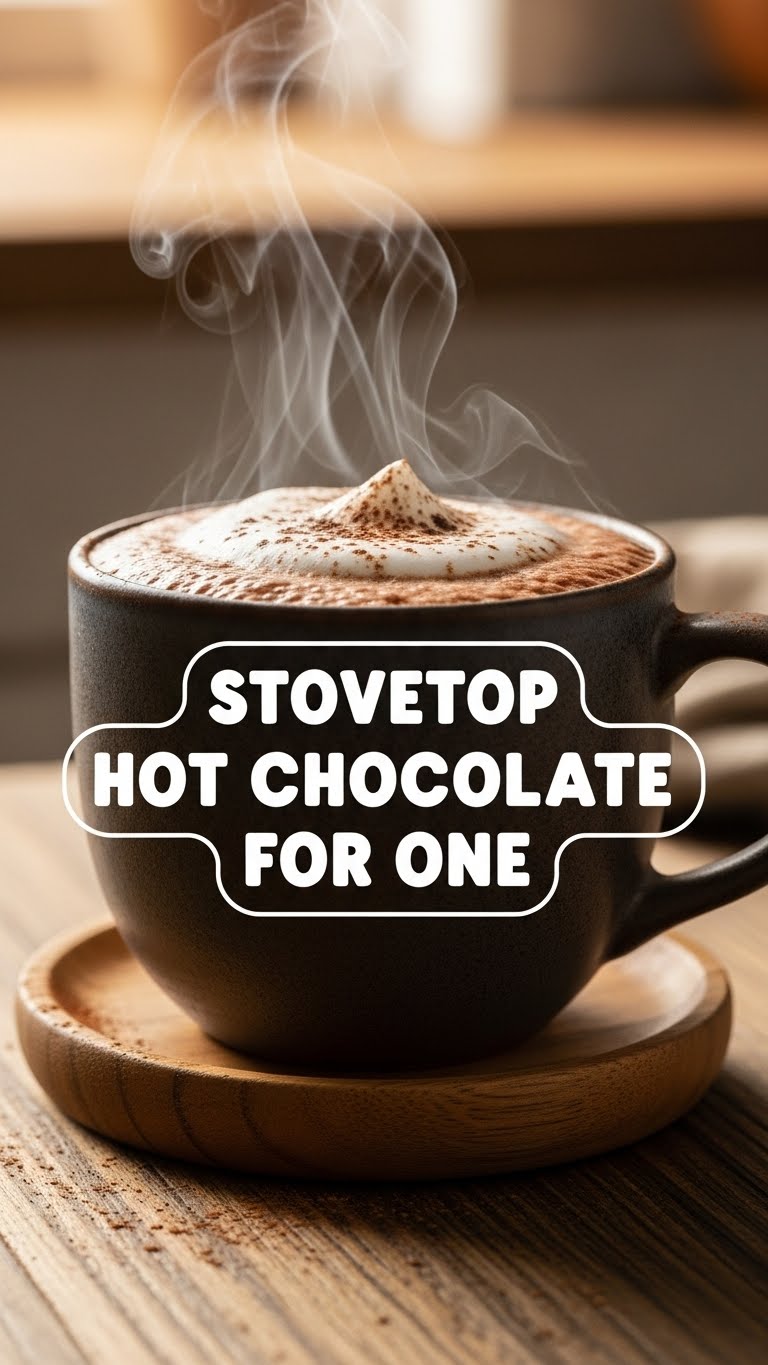 Stovetop Hot Chocolate For One