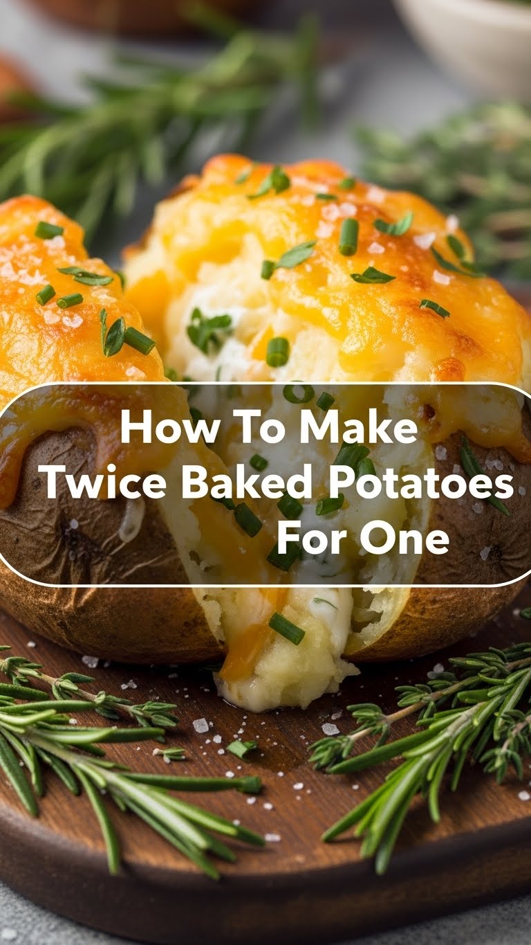 How To Make Twice Baked Potatoes For One