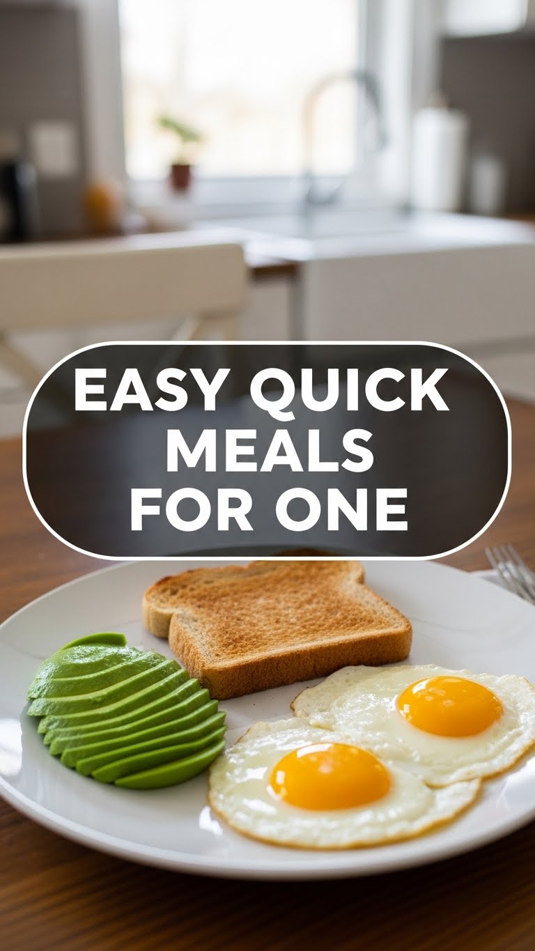 Easy Quick Meals For One