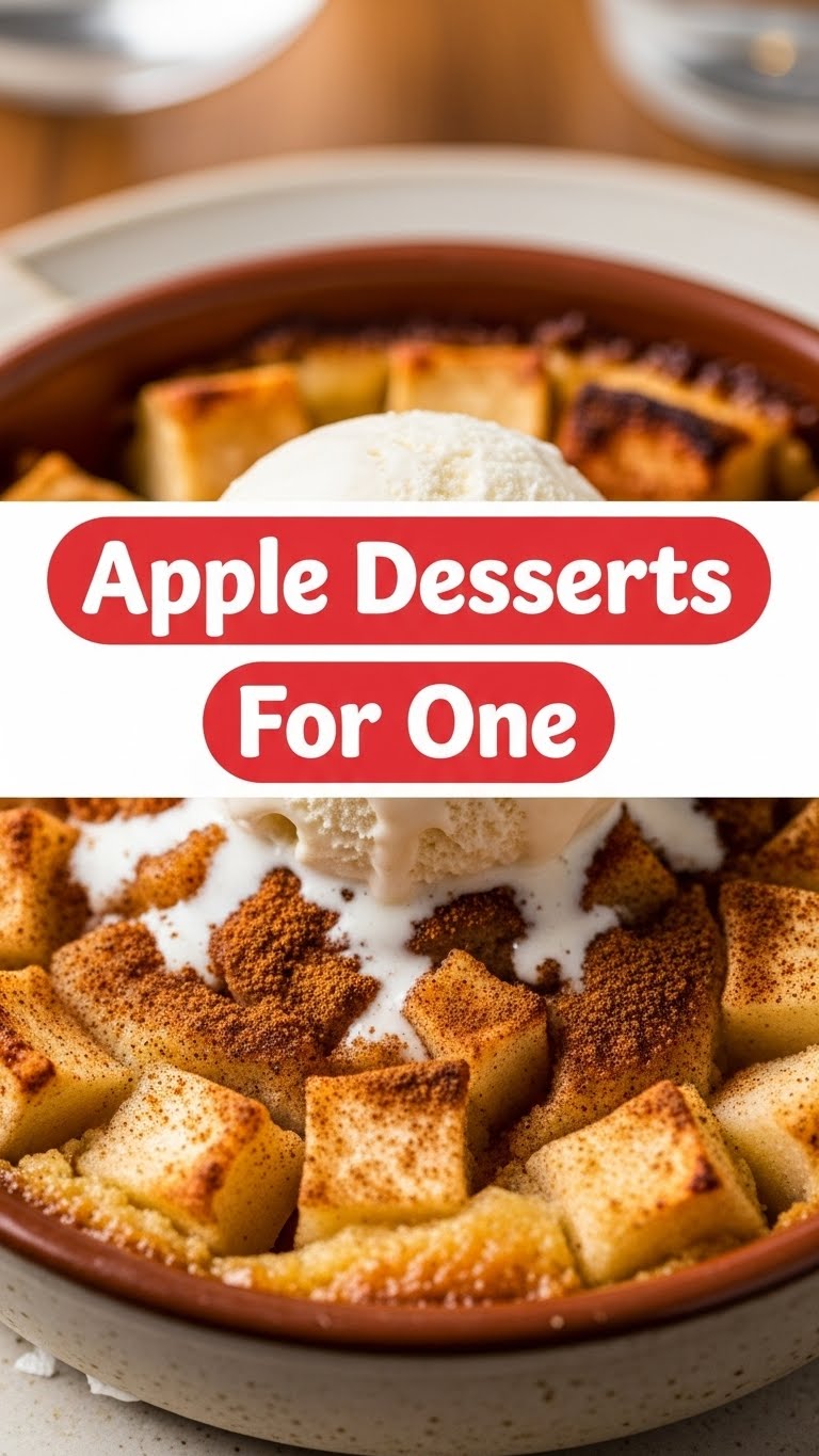 Apple Desserts For One