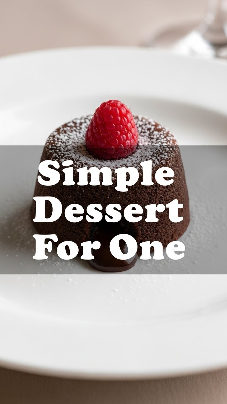 Simple Dessert For One