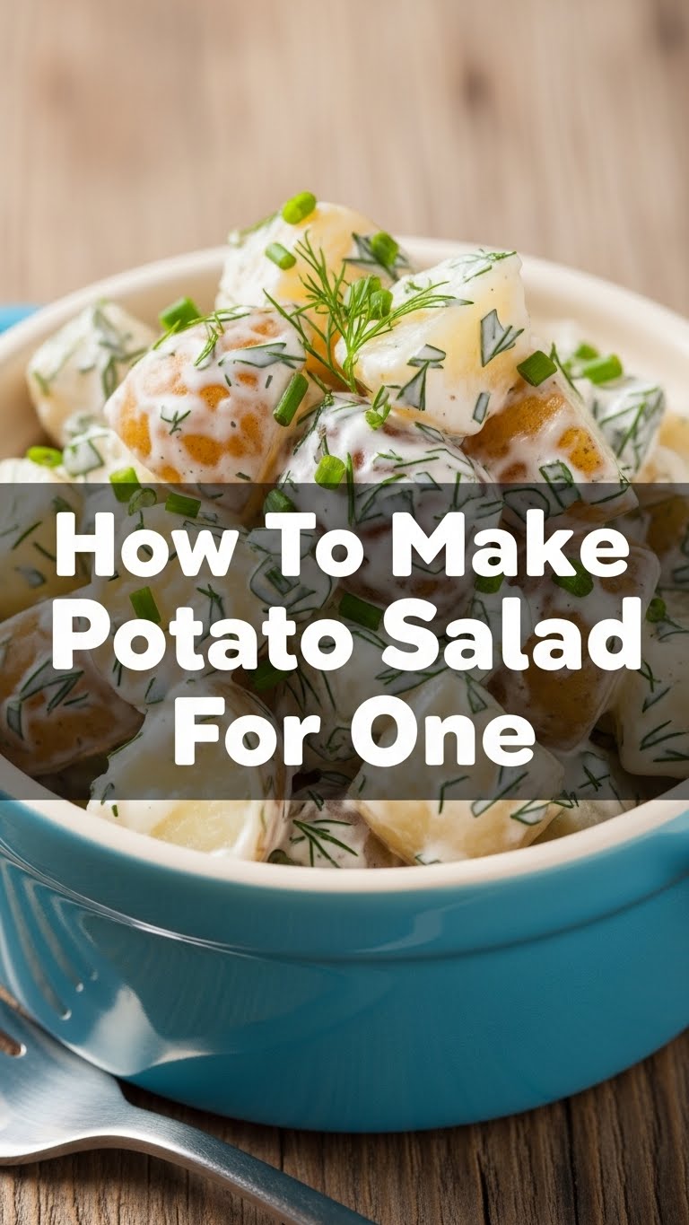 How To Make Potato Salad For One