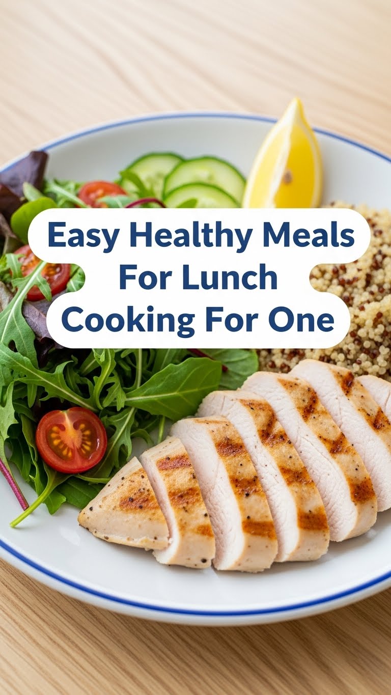 Easy Healthy Meals For Lunch Cooking For One