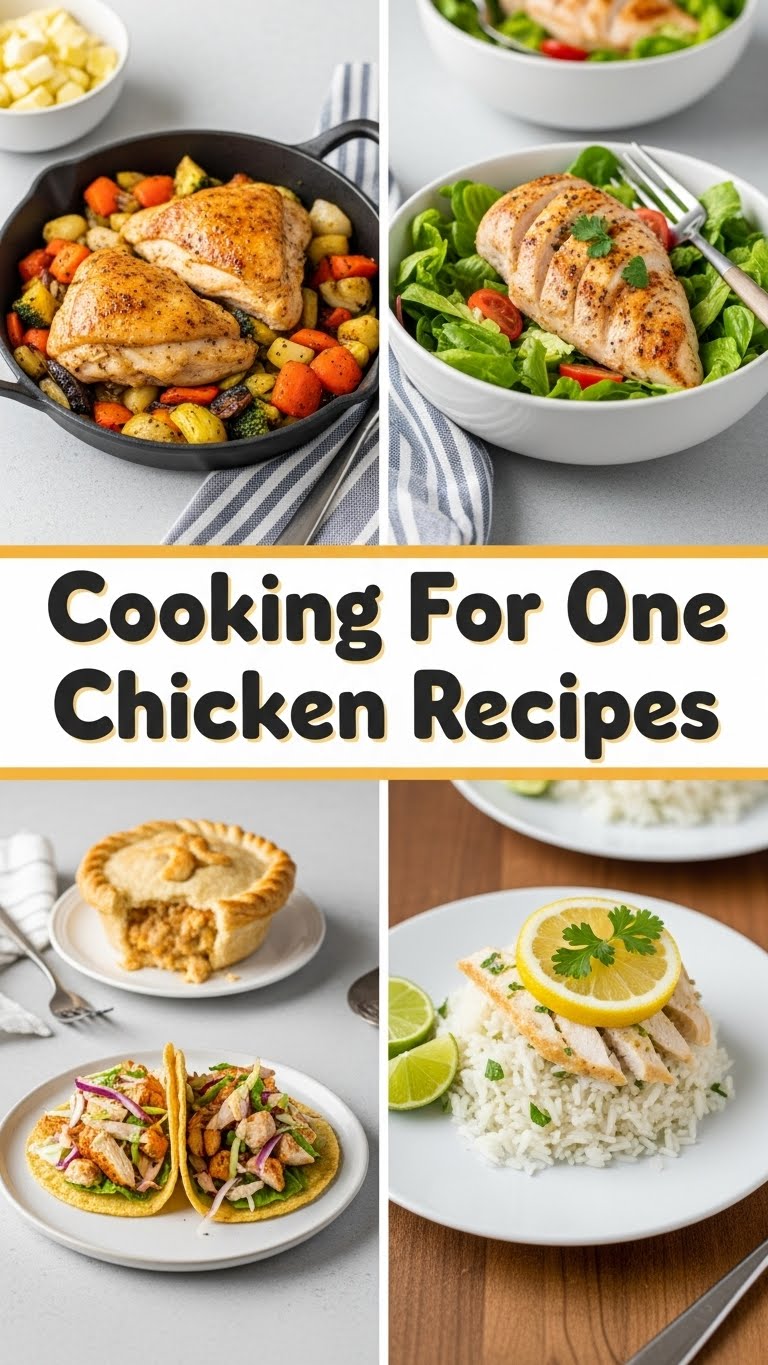 Cooking For One Chicken Recipes
