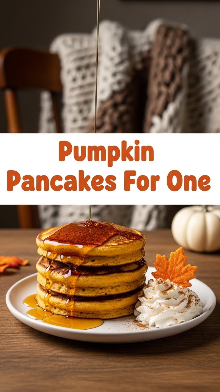 Pumpkin Pancakes For One