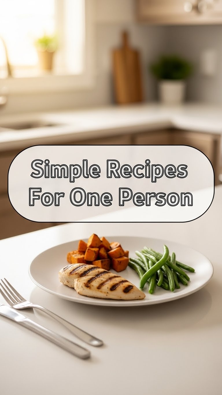 Simple Recipes For One Person