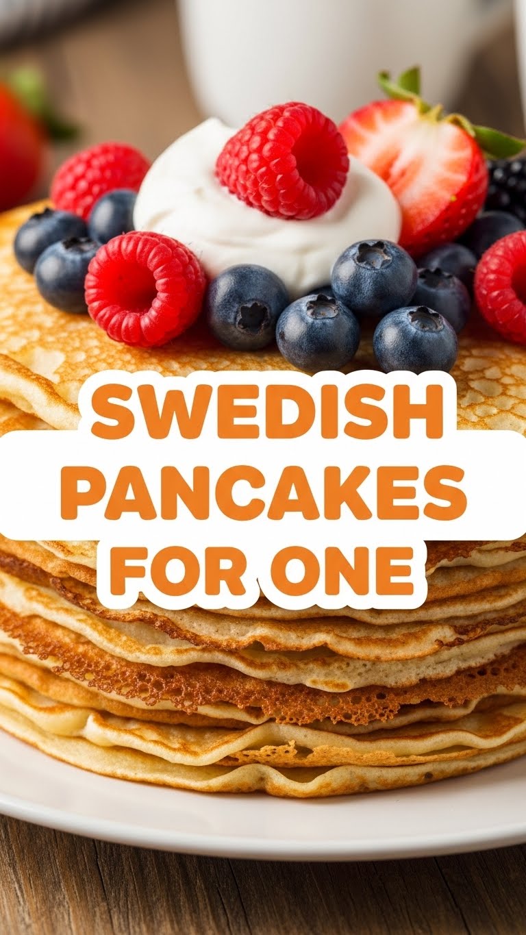 Swedish Pancakes For One