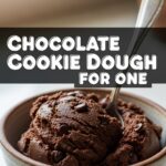 Chocolate Cookie Dough For One