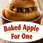 Baked Apple For One
