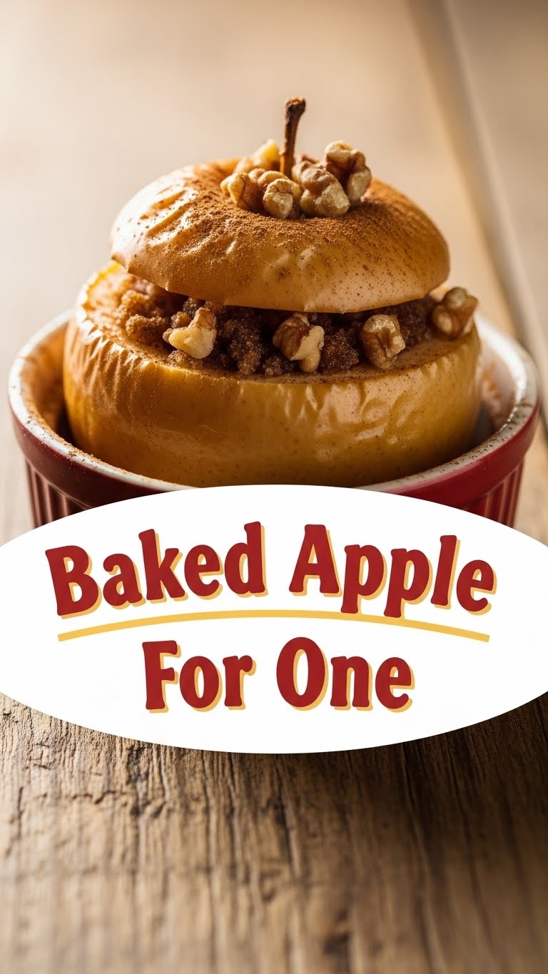Baked Apple For One