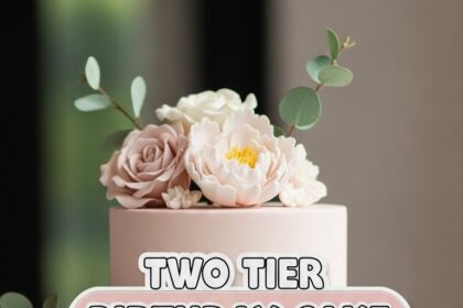 Two Tier Birthday Cake For Women Elegant