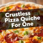 Crustless Pizza Quiche For One