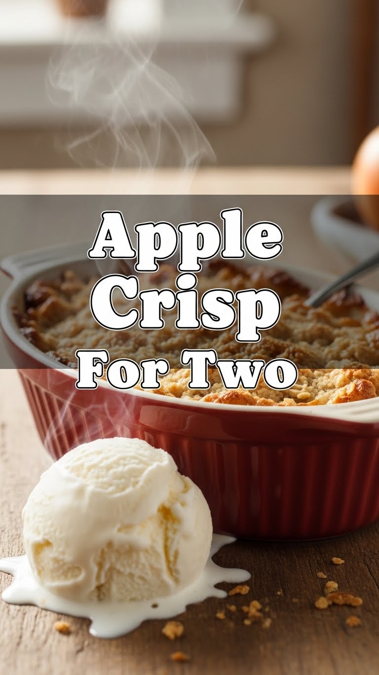 Apple Crisp For Two
