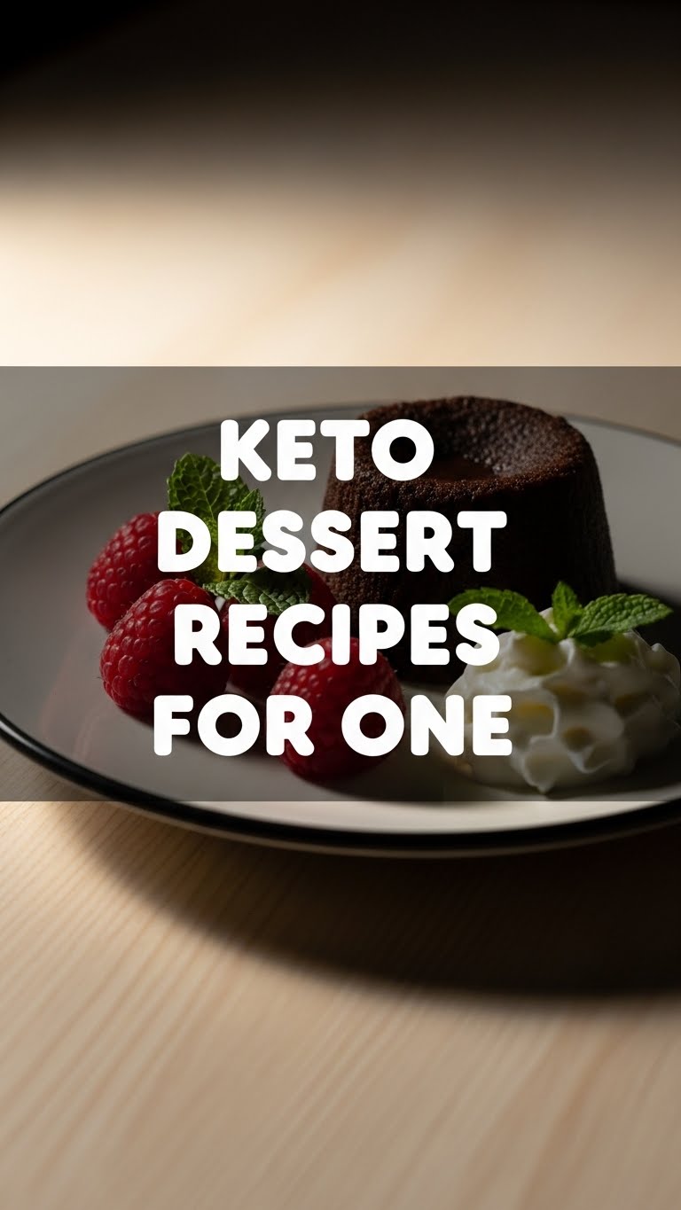 Keto Dessert Recipes For One