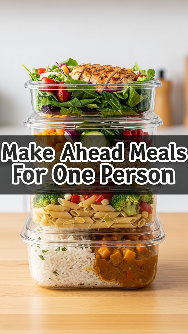 Make Ahead Meals For One Person