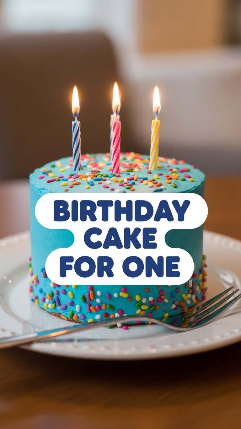 Birthday Cake For One