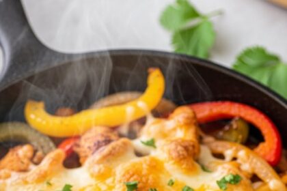 Chicken Fajita Bake For One