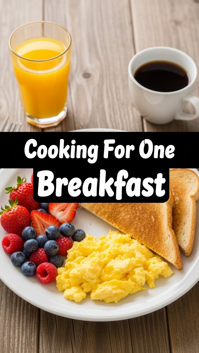 Cooking For One Breakfast