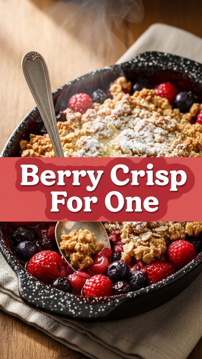 Berry Crisp For One