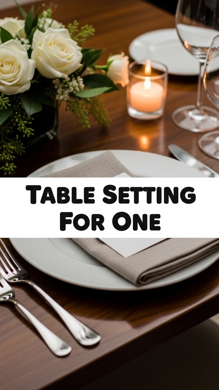 Table Setting For One