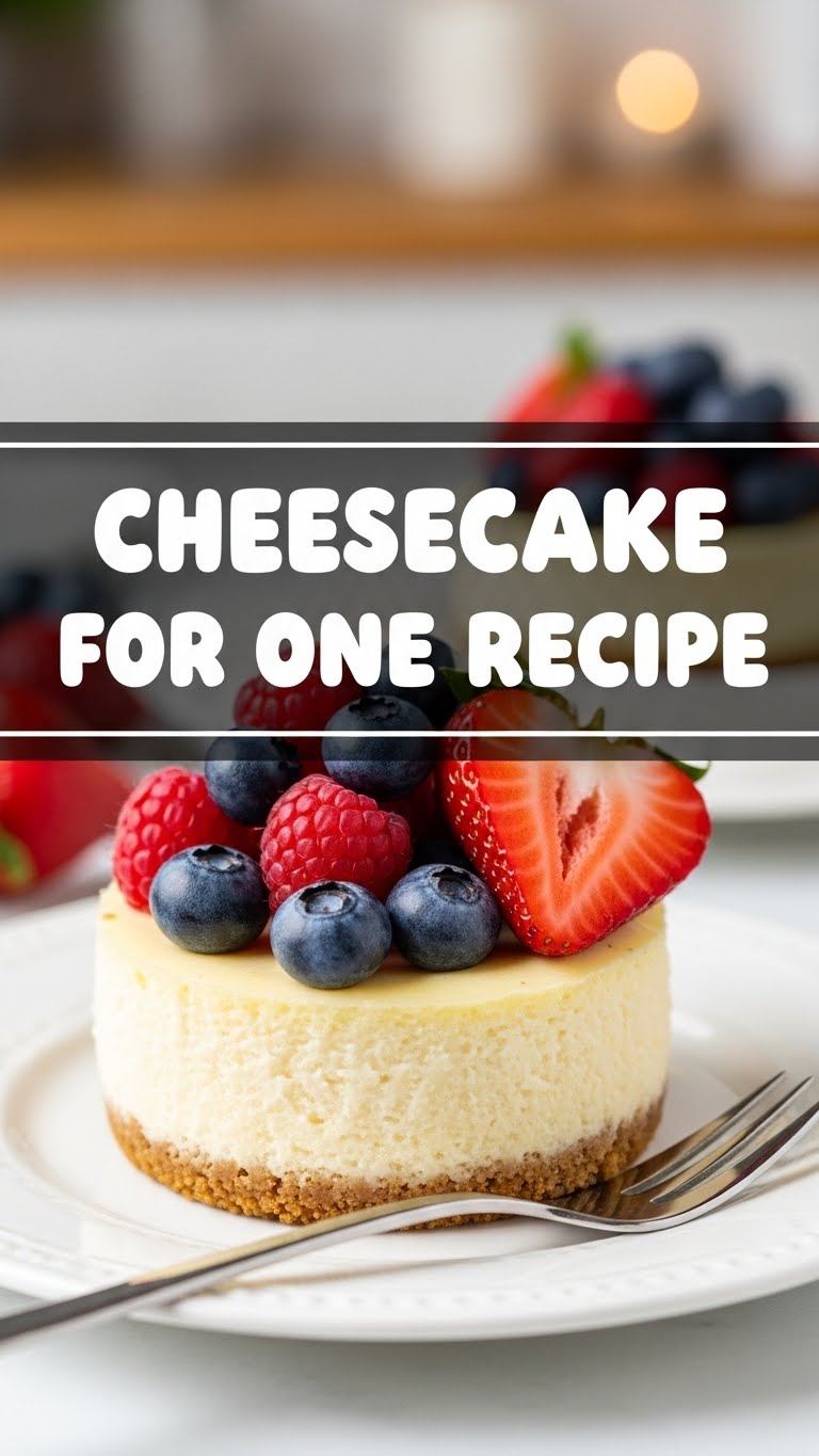 Cheesecake For One Recipe