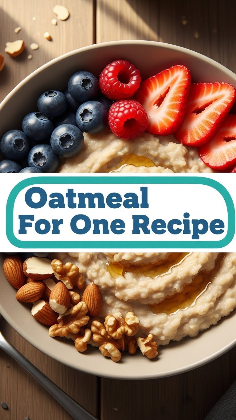Oatmeal For One Recipe
