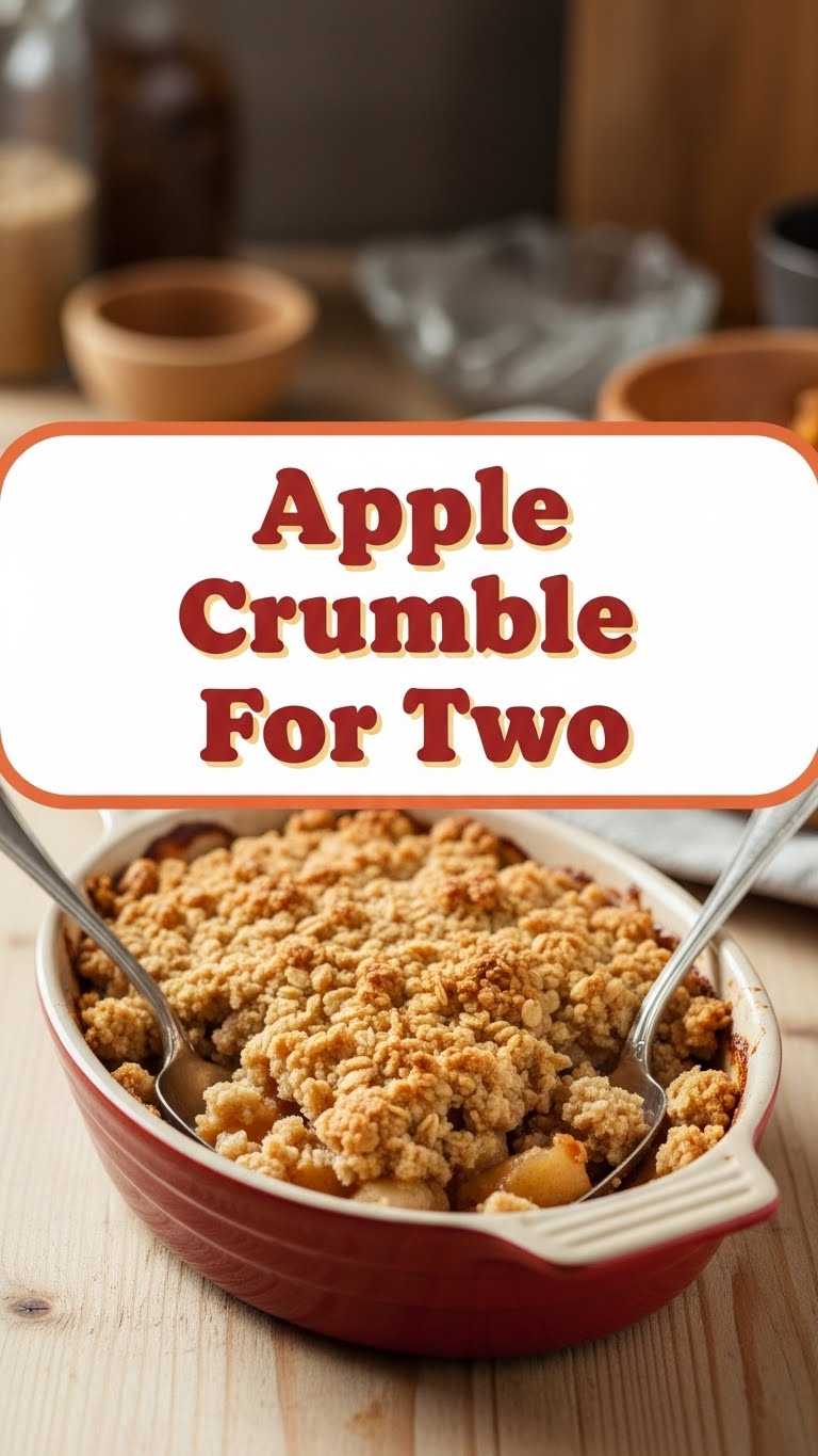 Apple Crumble For Two