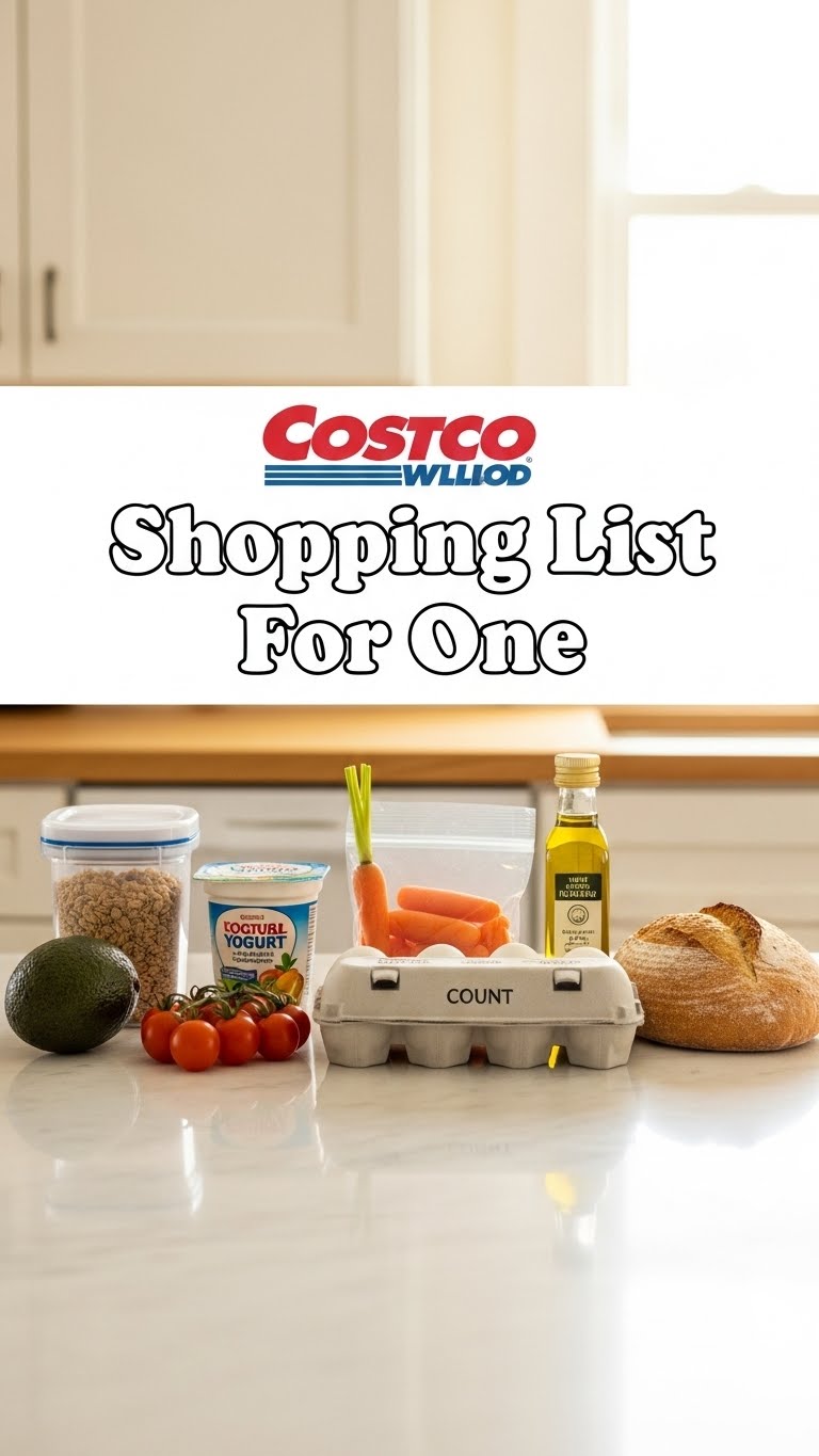 Costco Shopping List For One
