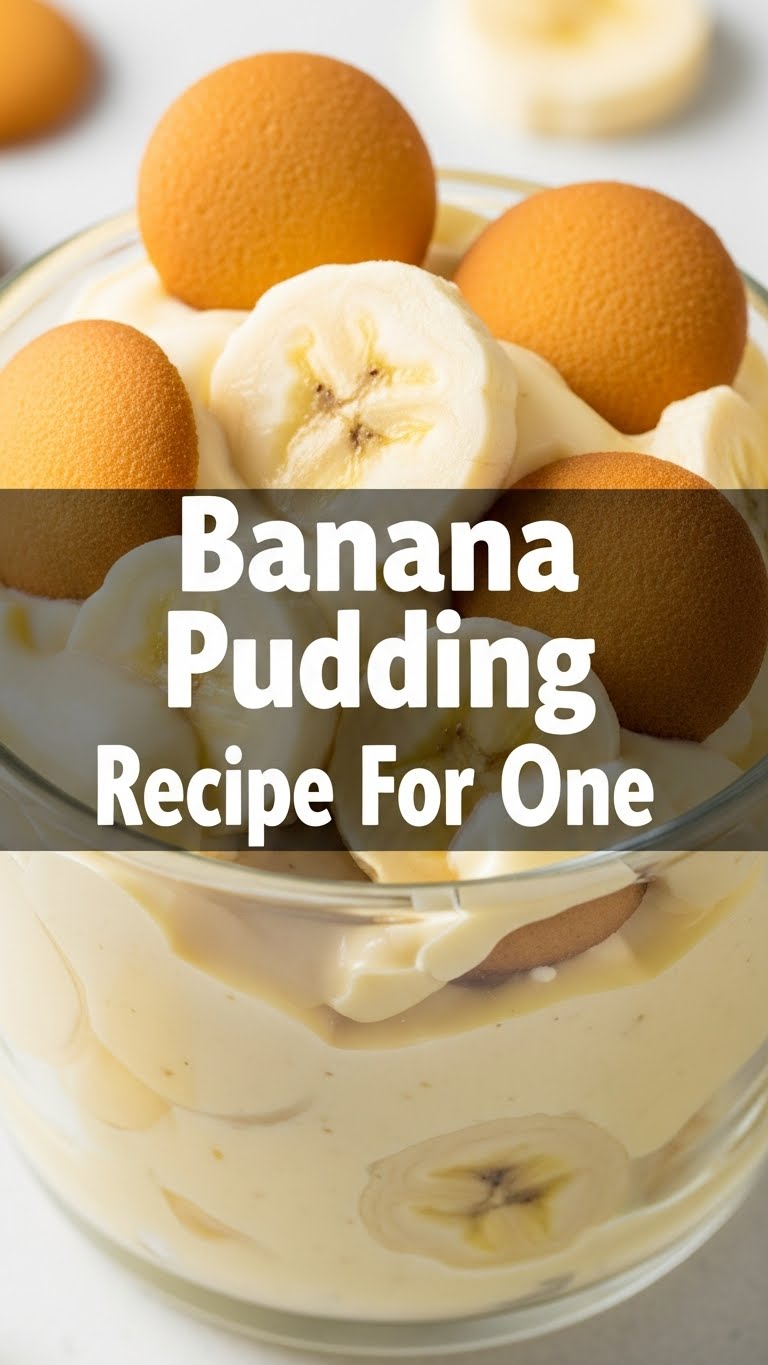 Banana Pudding Recipe For One