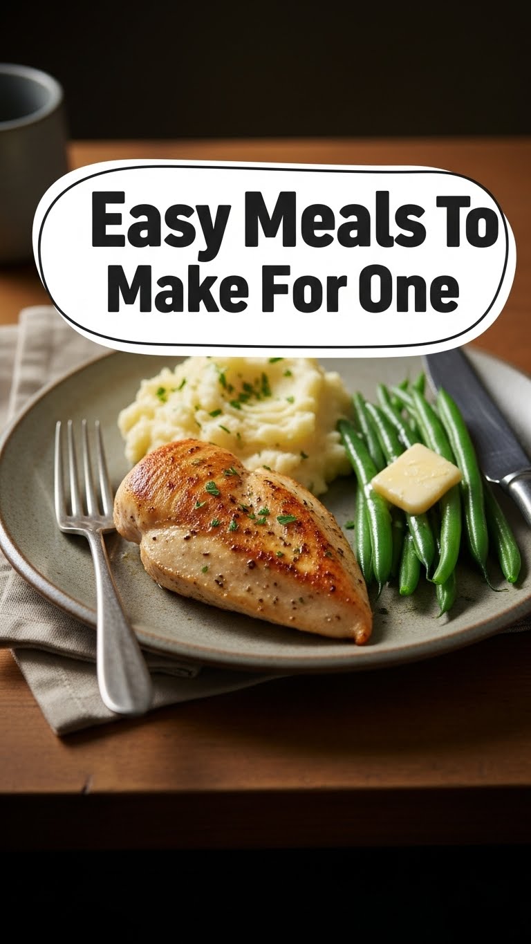 Easy Meals To Make For One
