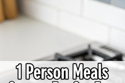 1 Person Meals Cooking For One Easy