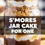 S'mores Jar Cake For One