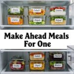 Make Ahead Meals For One