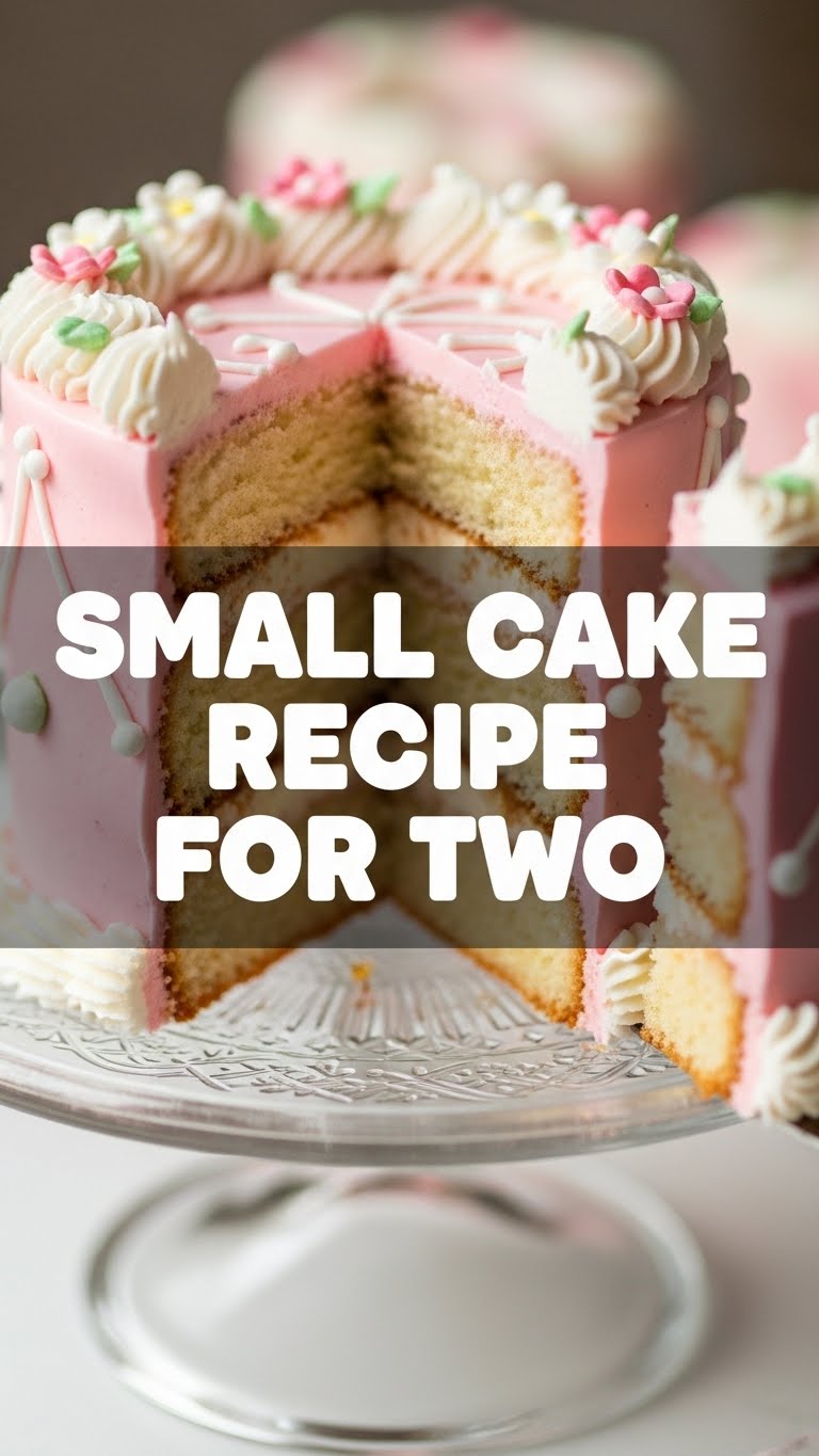 Small Cake Recipe For Two