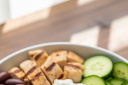 Greek Chicken Bowl For One