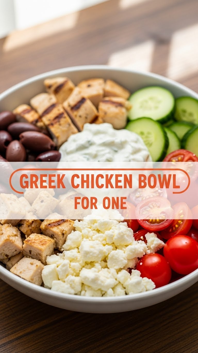 Greek Chicken Bowl For One